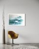 Light as water | Oil And Acrylic Painting in Paintings by Francesca Borgo. Item composed of paper and synthetic in minimalism or contemporary style