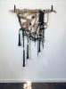 Nature Inspired Macrame Wall Hanging "Totem" | Wall Hangings by MossHound Designs | The Brent Lofts in Pensacola. Item composed of wood and cotton in boho or contemporary style