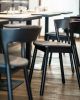 Edith Chairs | Dining Chair in Chairs by TrabÀ | Restaurant 37 in Bozen. Item made of wood