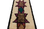 Vintage Moroccan Runner with Polychromatic Geometric | Area Rug in Rugs by Rug and Kilim
