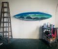 Wax to Wax Surfboard Installation | Wall Sculpture in Wall Hangings by Lindsey Millikan. Item in contemporary or coastal style