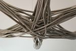 "Flux" organic metal chandelier | Chandeliers by JAN PAUL. Item made of steel works with contemporary & industrial style