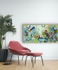 Sharing My Gelato At The Beach 🔴 | Oil And Acrylic Painting in Paintings by Darlene Watson Abstract Artist. Item composed of canvas and synthetic