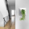 Node XL Wall Planter, 15" Mid Century Modern Planter, Gray | Plant Hanger in Plants & Landscape by Pandemic Design Studio. Item composed of stoneware in mid century modern or japandi style