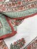 Chester Block Printed handcrafted Quilts_ Artisanal Made | Duvet in Linens & Bedding by Humanity Centred Designs. Item made of cotton works with minimalism & coastal style
