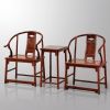 Legacy Ellsworth Ming Begonia Openwork Horseshoe Armchair I | Chairs by Dynasty Artisan. Item made of wood works with contemporary & eclectic & maximalism style