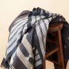 Indie Indigo Handloom Organic Cotton Throw | Linens & Bedding by Studio Variously. Item composed of cotton