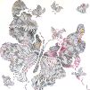 THE BUTTERFLY EXPLOSION | Oil And Acrylic Painting in Paintings by Virginie SCHROEDER | Nashville, TN in Nashville. Item composed of canvas