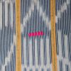 baoule pom pom throw cream micro stripe/peony poms | Blanket in Linens & Bedding by Charlie Sprout. Item made of fabric
