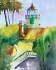 California Impressions 1 and 2 | Oil And Acrylic Painting in Paintings by Claudia E. Kazachinsky. Item composed of canvas & synthetic