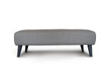 The Saratoga Ottoman 48 x 22 | Benches & Ottomans by OTTOMN. Item made of wood with fabric works with country & farmhouse & eclectic & maximalism style