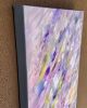 Purple Rain 3 | Oil And Acrylic Painting in Paintings by Kozyuk Gallery. Item composed of canvas in boho or contemporary style