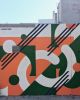 Geometric Mural | Street Murals by LAMKAT. Item made of synthetic