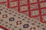 Vintage Bokhara Rug in Rich Red with Geometric Patterns | Area Rug in Rugs by Rug and Kilim
