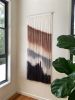 TRINITY Grey Blush Ivory Boho Textile Wall Hanging | Macrame Wall Hanging in Wall Hangings by Wallflowers Hanging Art. Item made of oak wood with wool works with boho & minimalism style