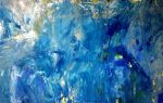 Stepping on the Leaves | Paintings by Tanya U Lozano Abstract Art