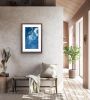 Winding Path (24 x 14 inch hand-printed cyanotype) | Photography by Christine So. Item made of paper works with coastal & traditional style
