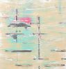 I Wished on the Moon- Soundwaves from Billie Holiday - sold | Oil And Acrylic Painting in Paintings by L Rowland Contemporary Art. Item composed of wood and synthetic