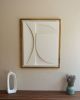 No. 122 Japandi Plaster Wall Relief - Scandinavian Decor | Wall Sculpture in Wall Hangings by Joseph A