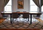 Reclaimed rustic wood table | Dining Table in Tables by Abodeacious. Item made of wood & metal