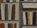 Trames de lecture | Oil And Acrylic Painting in Paintings by Sophie DUMONT.. Item made of canvas compatible with minimalism and contemporary style