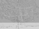 Grey Thunder Above The City 4311 | Prints in Paintings by Petra Trimmel. Item composed of canvas and metal