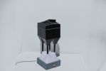 QUAD Lamp | Table Lamp in Lamps by WU Design. Item made of birch wood with fabric works with contemporary & modern style