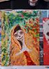 Mexico mi amor 2 (2024) | Oil And Acrylic Painting in Paintings by Elena Parau. Item composed of paper in country & farmhouse or art deco style