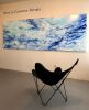 SOLD PRIVATE COLLECTION: LIVING OCEANS 1, Triptych | Oil And Acrylic Painting in Paintings by Betty Jo Costanzo. Item composed of wood
