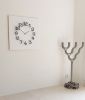""Mocap WHITE/BLACK" illusionistic wall clock" | Decorative Objects by JAN PAUL. Item made of wood & metal compatible with mid century modern and contemporary style
