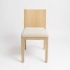 om5.1 Upholstered oak soap contemporary Chair. SET OF 2 | Dining Chair in Chairs by mjiila design furniture. Item made of oak wood with fabric