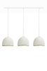 MushLume Linear Chandelier - 3 Shades | Chandeliers by MushLume Lighting