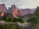 Zion at Dusk | Prints by Erik Linton. Item made of paper compatible with country & farmhouse and rustic style