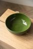 Handmade Porcelain Salad Serving Bowl. Green | Dinnerware by Creating Comfort Lab. Item made of ceramic