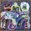 Public Campfire | Mixed Media in Paintings by Dale Voelker. Item made of canvas & paper compatible with contemporary and modern style