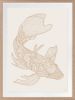 Lucky Fish - Koi & Kei - Light - Framed Art | Prints by Patricia Braune. Item made of paper