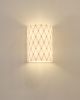 Diamond Grid Wall Light 30 | Sconces by ADAMLAMP. Item composed of synthetic in minimalism or contemporary style