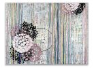 Stem Number 32 | Mixed Media by Kari Souders. Item made of wood with canvas works with boho & contemporary style