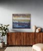Bronze Waters - Commission | Tapestry in Wall Hangings by Jessie Bloom Studio. Item composed of cotton in mid century modern or contemporary style