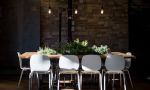 Campos Communal Table | Tables by Project Sunday | Campos Coffee Roastery & Kitchen in Salt Lake City. Item made of oak wood with synthetic