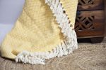 Eisley Cotton handloom Throw_ Certified Organic Cotton | Linens & Bedding by Humanity Centred Designs. Item composed of cotton compatible with boho and minimalism style
