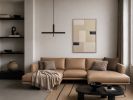 Quiet geometry | Mixed Media by Julia Gorbunova. Item made of glass with paper works with minimalism & contemporary style