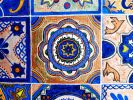 Mexican tiles 2 | Oil And Acrylic Painting in Paintings by Elena Parau. Item made of synthetic works with boho & contemporary style