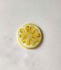 Lemon Coaster Couple | Tableware by Federica Massimi Ceramics. Item made of ceramic compatible with eclectic & maximalism and mediterranean style