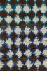Vintage Moroccan Runner Rug in Brown, White & Blue Diamond | Area Rug in Rugs by Rug and Kilim
