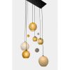 AM2221 SILVER LINEN | Chandeliers by alanmizrahilighting | New York in New York. Item composed of steel & glass