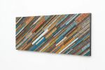 After The Rain No. 3 (60"x24") | Wall Sculpture in Wall Hangings by Craig Forget. Item composed of wood in mid century modern or contemporary style