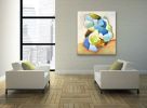 343 Geodes Unearthed | Oil And Acrylic Painting in Paintings by Anne B Schwartz. Item made of canvas with synthetic works with contemporary style