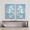 Mesh NLB-NRB Diptych Canvas Print | Prints in Paintings by MELISSA RENEE fieryfordeepblue  Art & Design. Item composed of canvas compatible with contemporary and coastal style