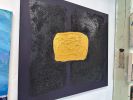 Gold and Carbon Painting on Linen Minimalist Painting | Oil And Acrylic Painting in Paintings by Richard Gene Barbera. Item composed of canvas in minimalism or contemporary style
